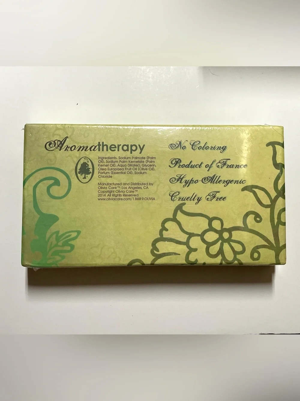 NWT Lot of 4 Olivia Care Verbena Olive Oil Bath Soap Sets 12 Bars 60oz